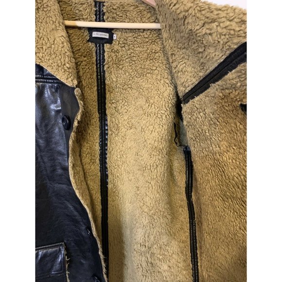 Altatensione Men’s Sz XL Winter Coat Button Jacket Pockets‎ Black - Picture 9 of 10